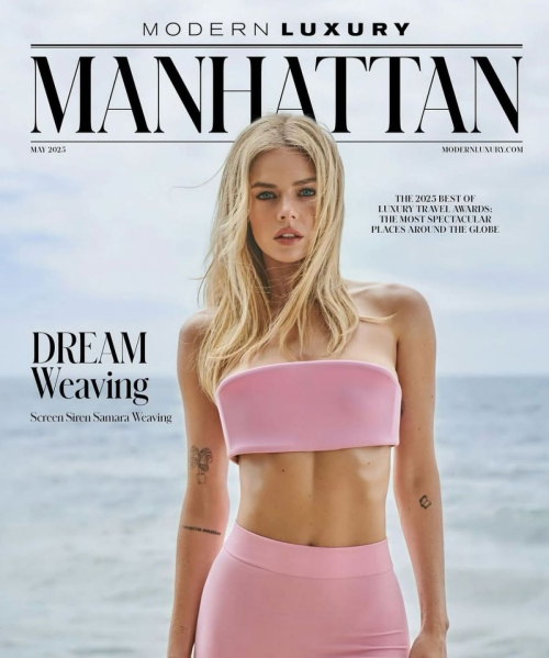 Samara Weaving for Modern Luxury Magazine, May 2025