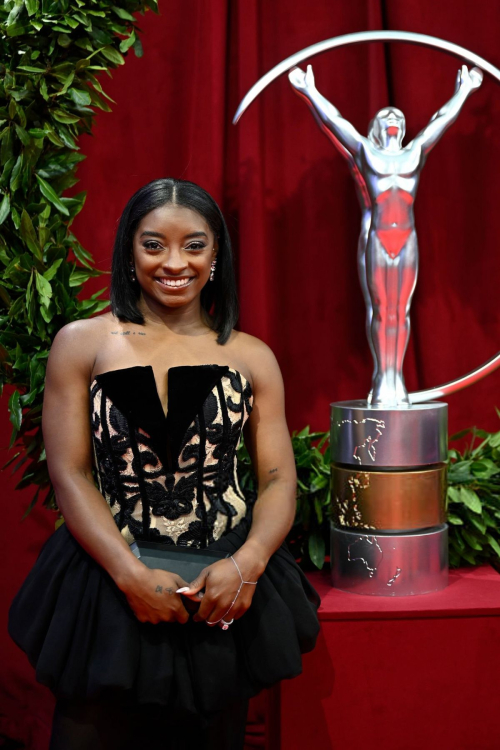 Simone Biles at 2025 Laureus World Sport Awards in Madrid, April 2025 3