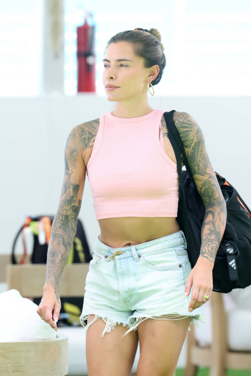 Sophia Thomalla at Miami Open at Hard Rock Stadium, March 2025