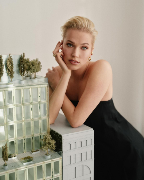 Thea Sofie Loch Naess at a Photoshoot, April 2025