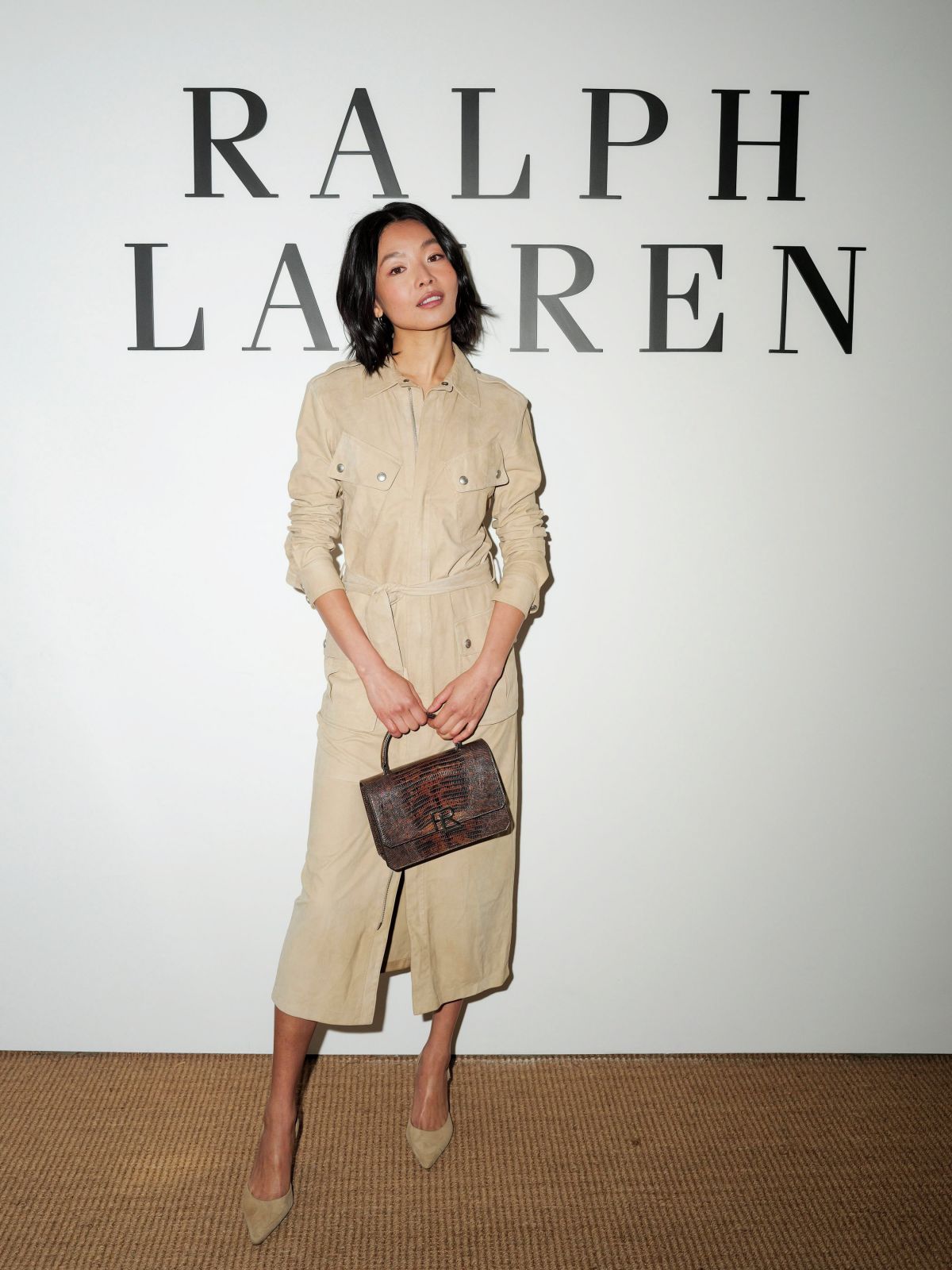 Yan Yan Chan at Ralph Lauren Fall 2025 Collection Show in New York, April 2025