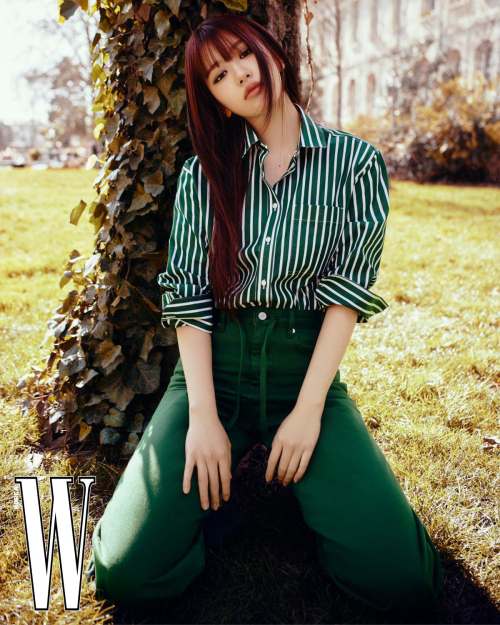 Yujin for W Magazine Korea feature, April 2025 6