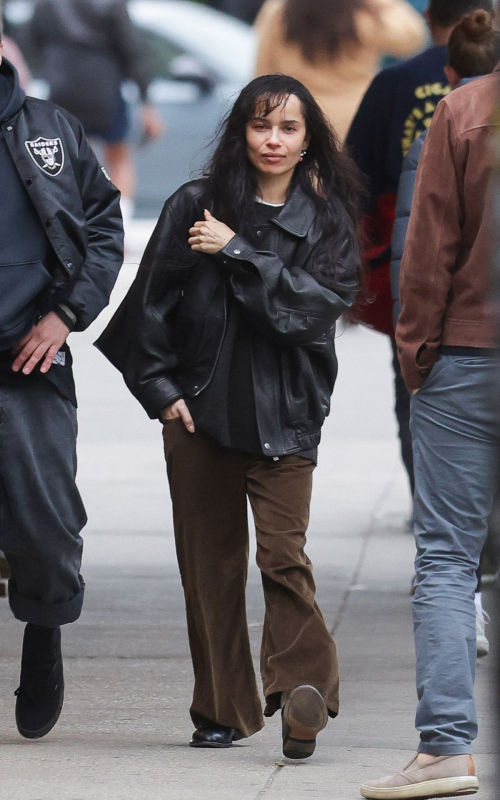 Zoe Kravitz out with friend New York City, April 2025 3