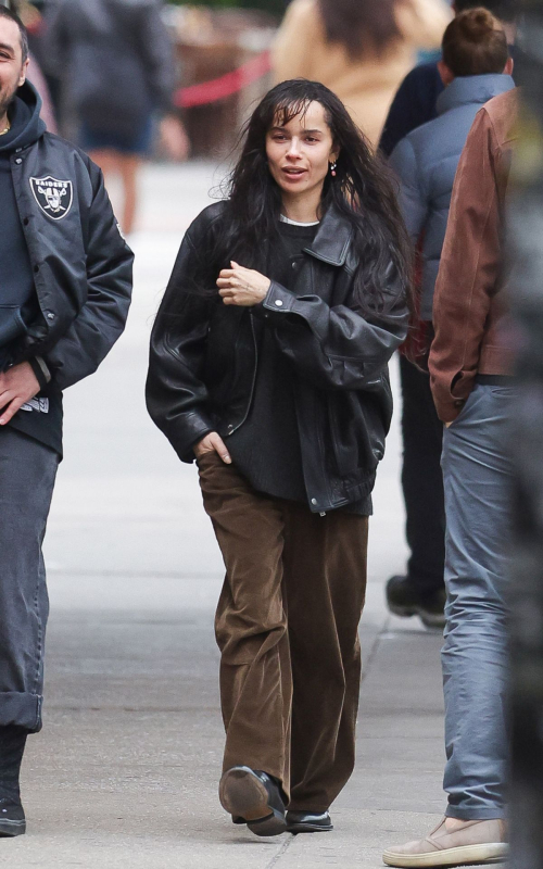 Zoe Kravitz out with friend New York City, April 2025 6