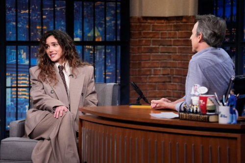 Adria Arjona at Late Night with Seth Meyers, May 2025 5