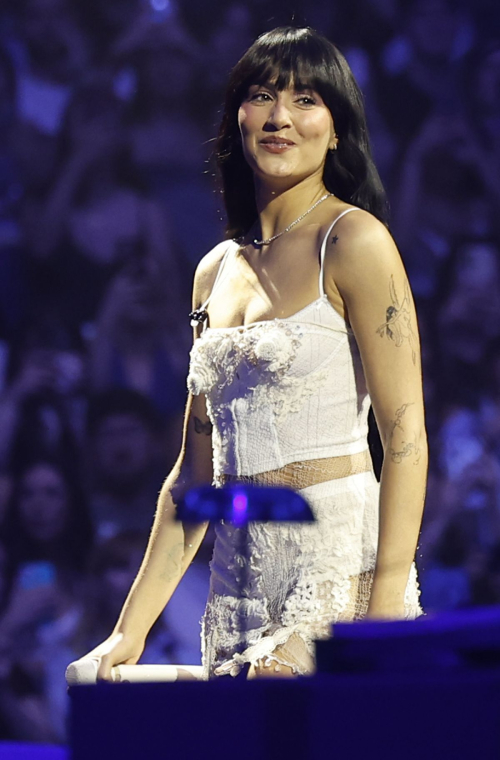 Aitana Ocana at listening party Madrid, May 2025