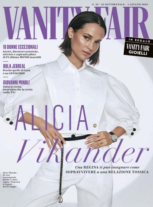 Alicia Vikander in Vanity Fair Italy, June 2025