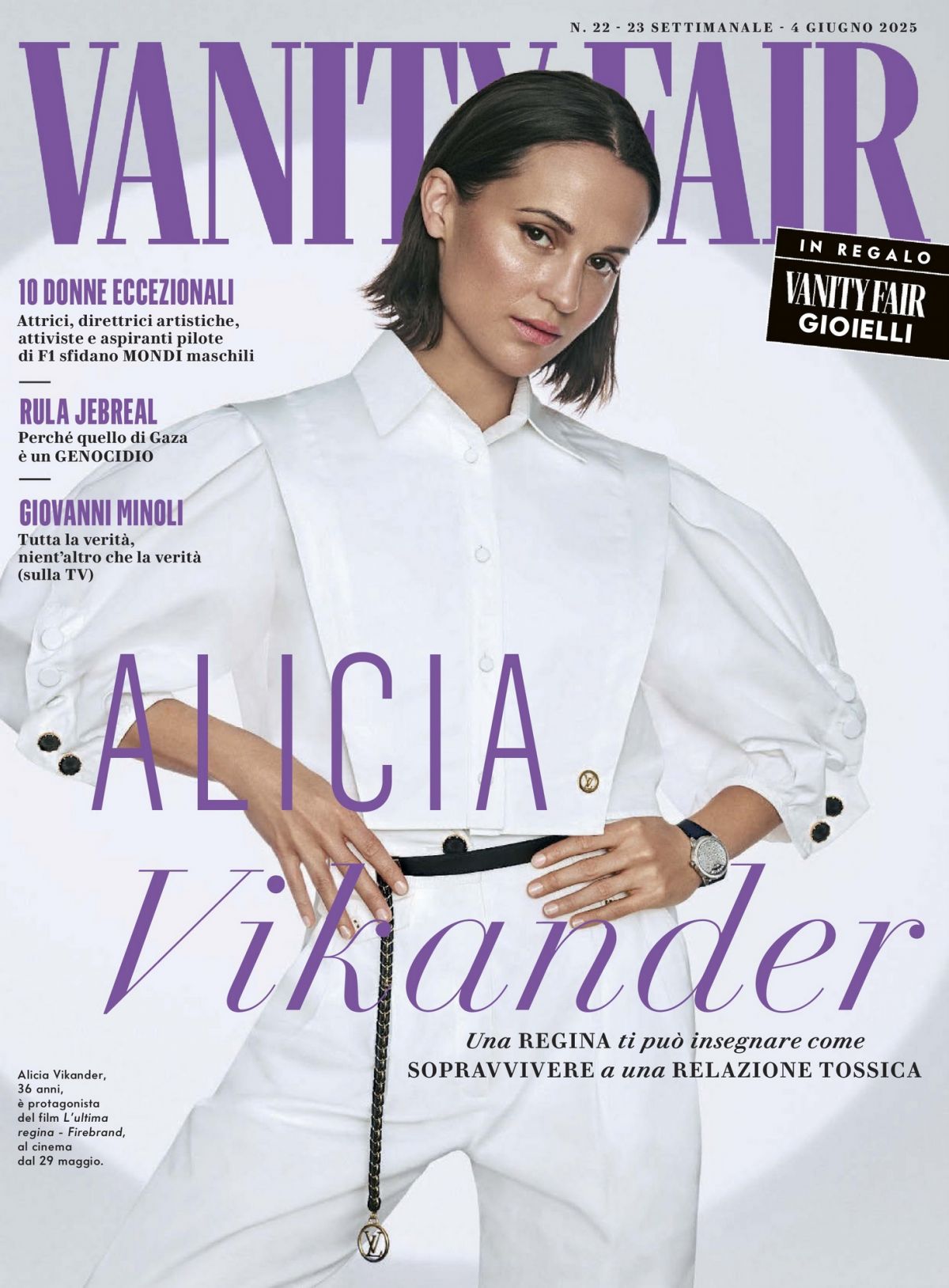 Alicia Vikander in Vanity Fair Italy, June 2025