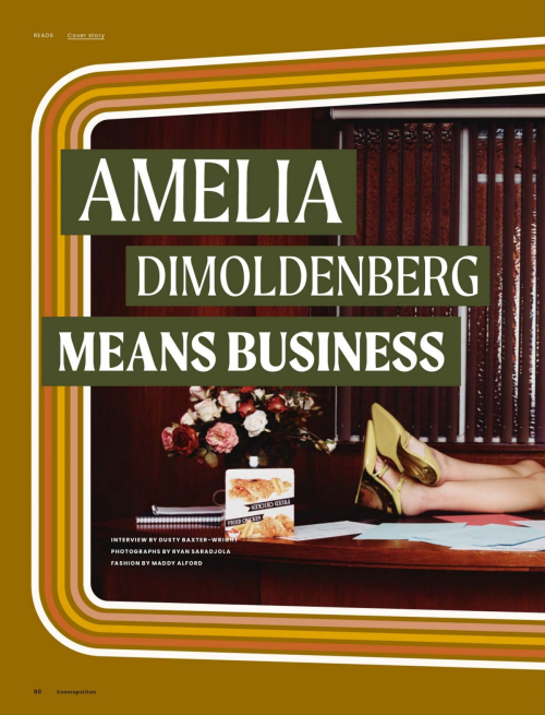 Amelia Dimoldenberg in Cosmopolitan Australia, May 2025 13