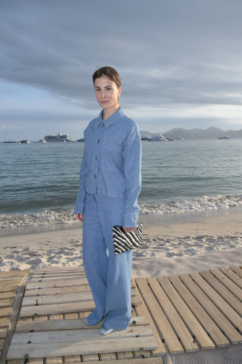 Aylin Tezel at Cannes Beach Soiree Event, May 2025
