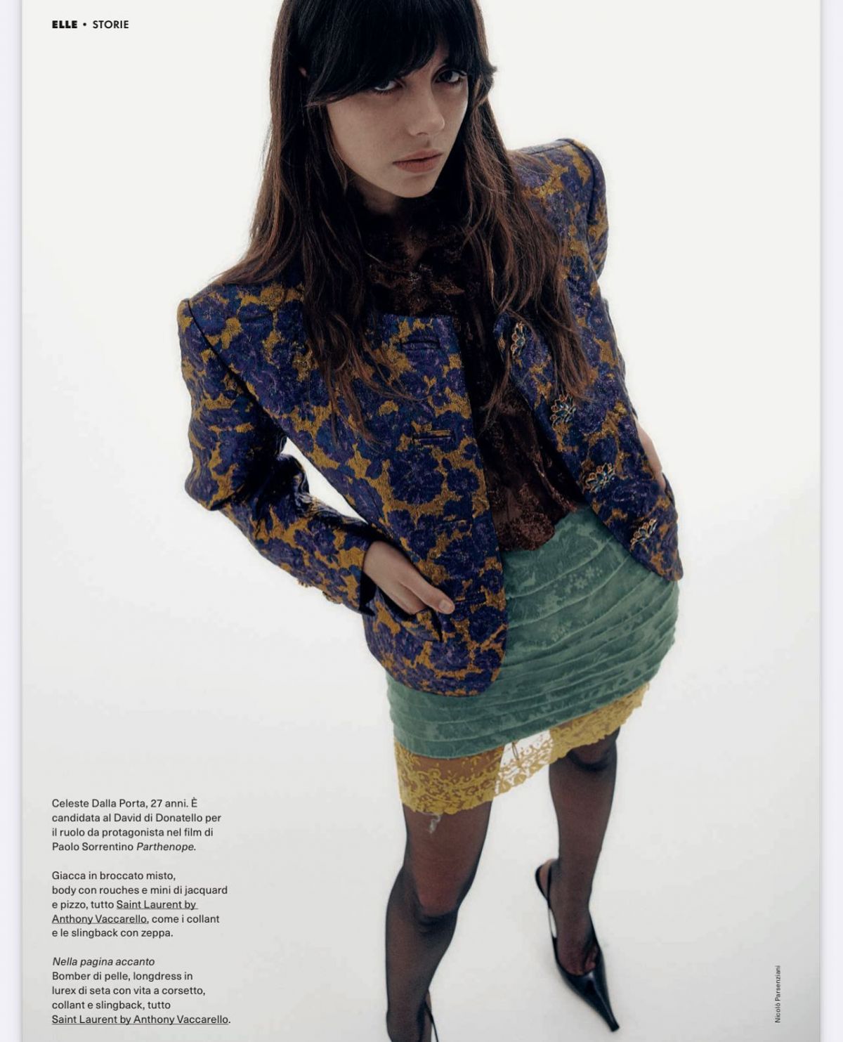 Celeste Dalla Porta in Elle Italy, April 2025