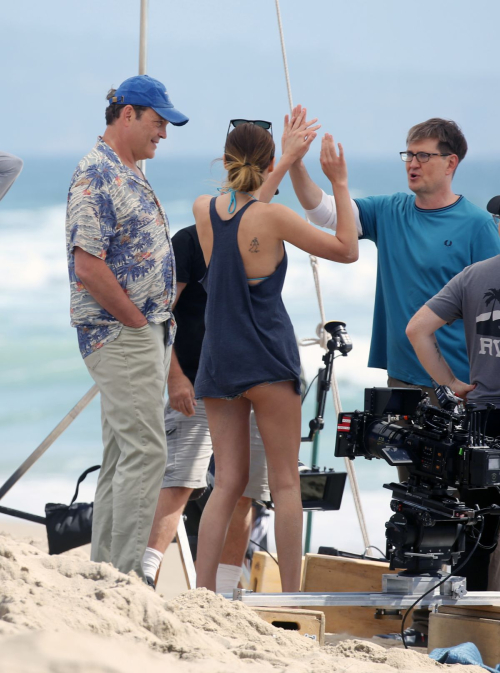 Charlotte Lawrence and Vince Vaughn Filming Bad Monkey, May 2025 2