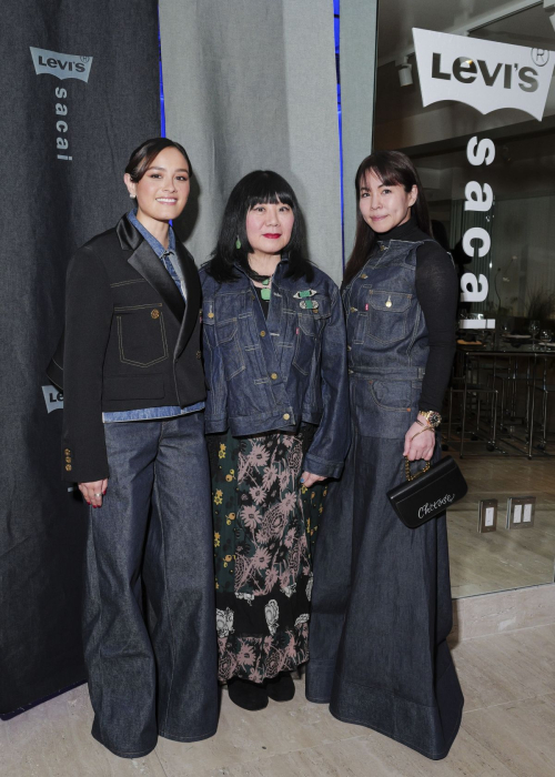 Chase Sui Wonders at Levi’s x Sacai dinner, May 2025 4