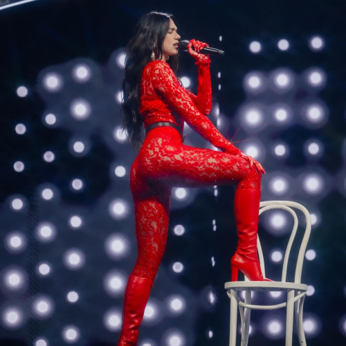 Dua Lipa photoshoot look in glamwear, May 2025 11