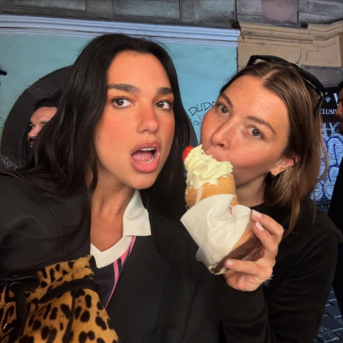 Dua Lipa photoshoot look in glamwear, May 2025 13
