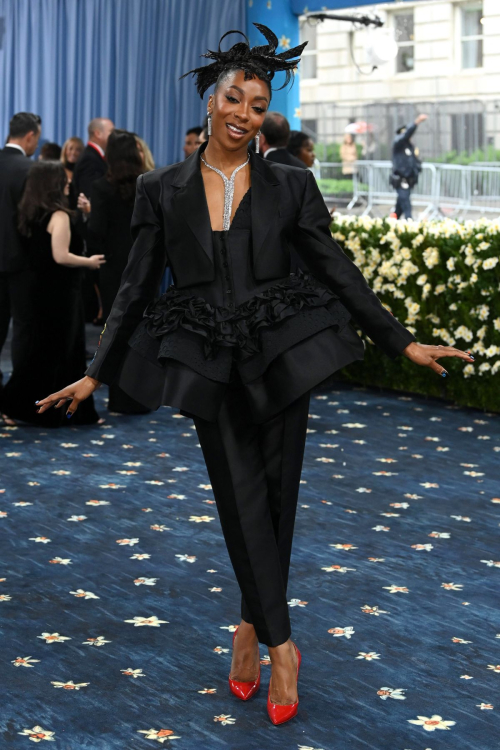 Ego Nwodim at 2025 Met Gala Celebrating Superfine, May 2025 1