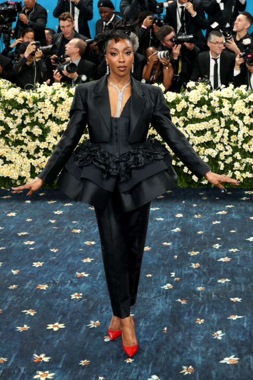Ego Nwodim at 2025 Met Gala Celebrating Superfine, May 2025 6