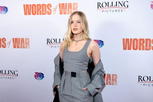 Elle Bamber at Words of War Premiere, April 2025 4