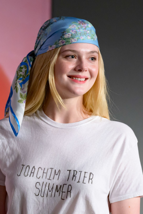 Elle Fanning at Sentimental Value Press Conference, May 2025 2