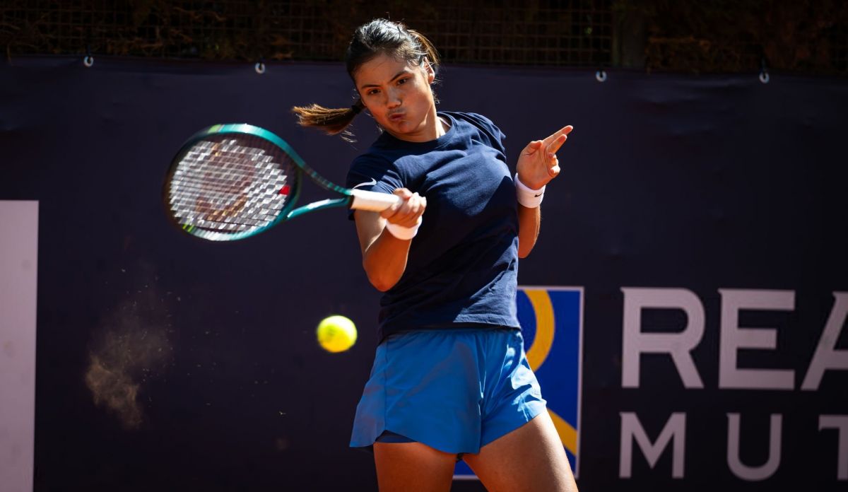 Emma Raducanu Practices for Italian Open in Rome, May 2025