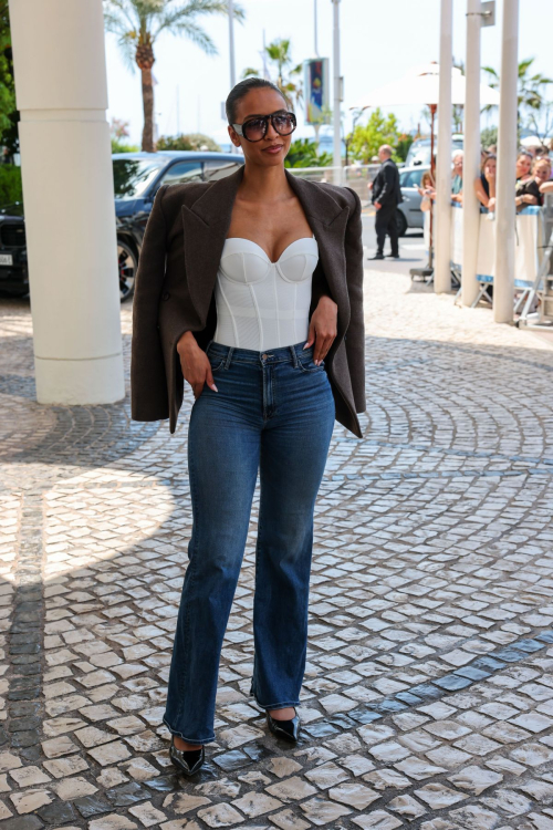 Flora Coquerel Leaves Martinez Hotel Cannes, May 2025 4