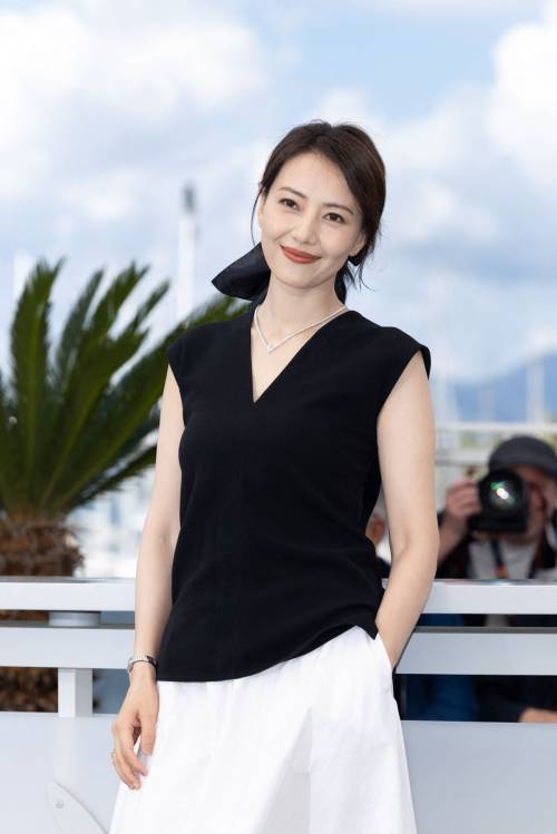 Gao Yuan Yuan at Sons of the Neon Night Photocall, May 2025