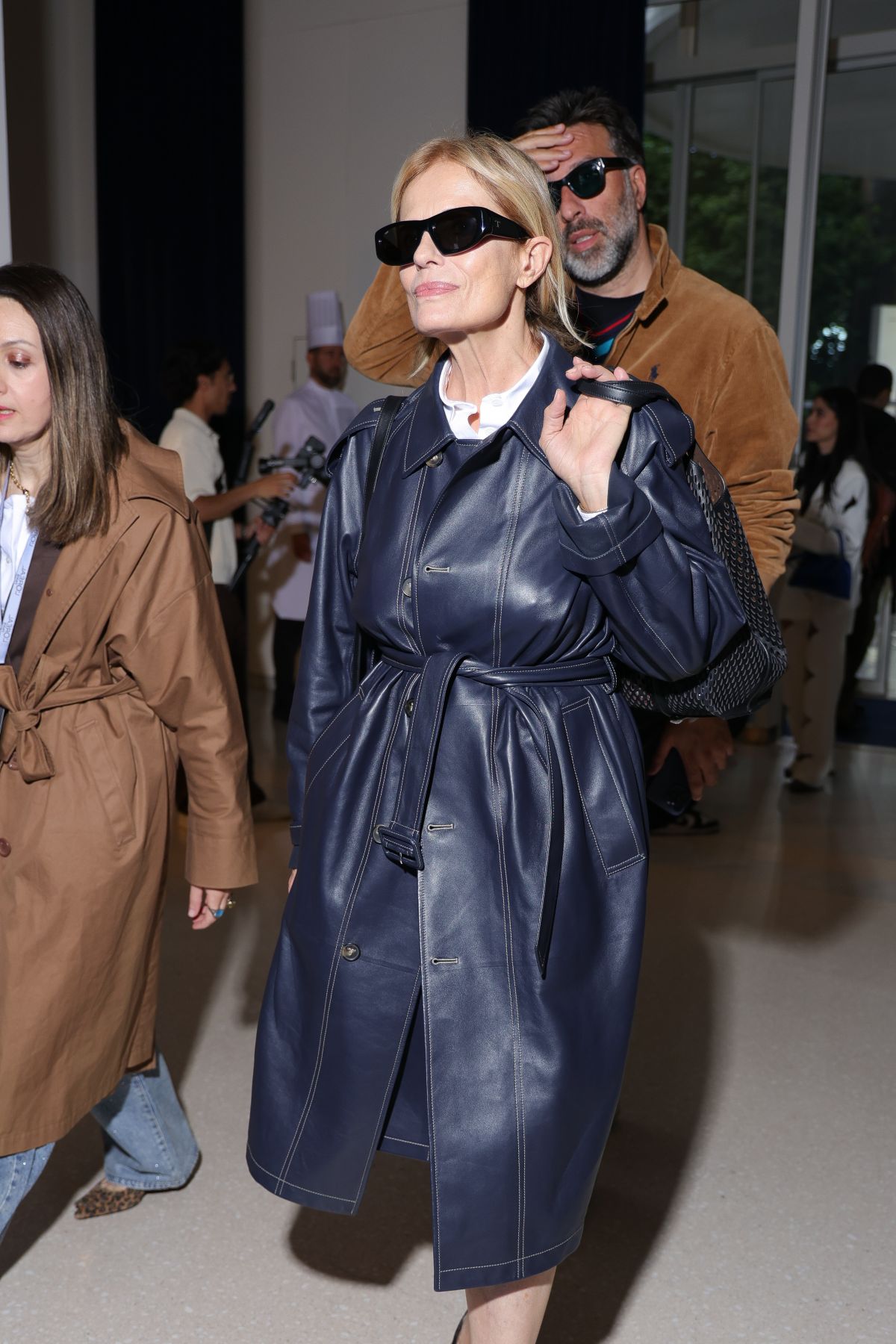 Isabella Ferrari Leaves Hotel Martinez Cannes, May 2025