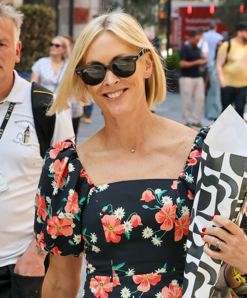 Jenni Falconer Floral Dress in London, April 2025 1