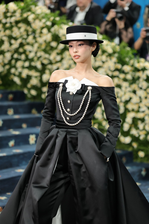 Jennie at 2025 Met Gala Celebrating Superfine, May 2025 1