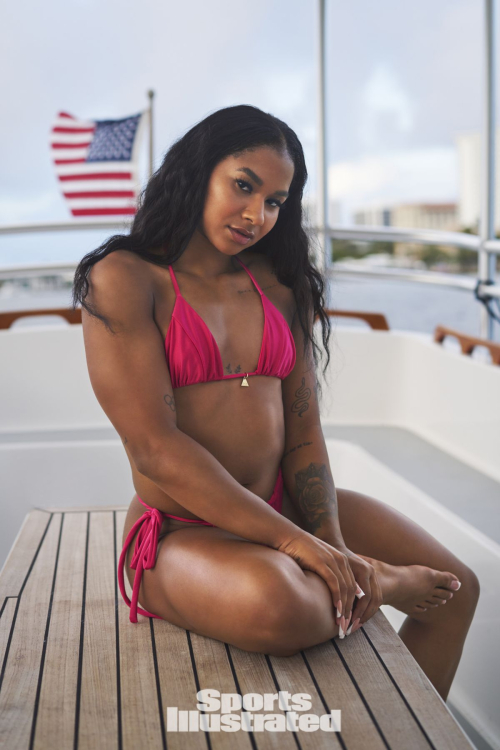 Jordan Chiles for Sports Illustrated Swim Spread, May 2025 12