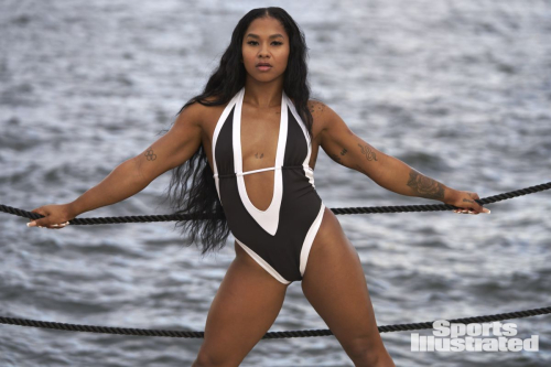 Jordan Chiles for Sports Illustrated Swim Spread, May 2025 34