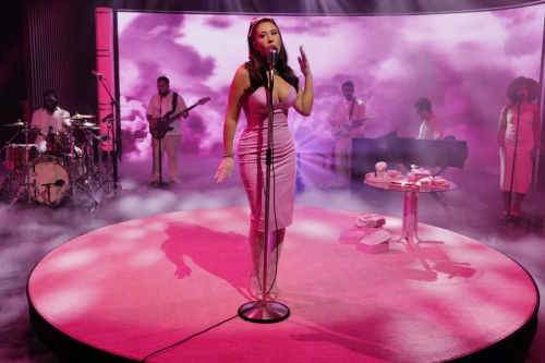 Kali Uchis performs on Jimmy Kimmel Live, May 2025 2