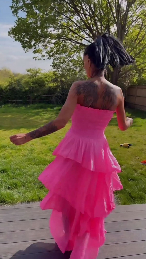 Katie Price Pink Princess Dress, London, April 2025 2