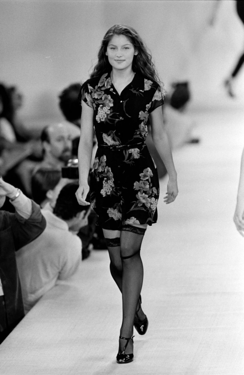 Laetitia Casta at Ralph Lauren Runway Show, November 1995 5