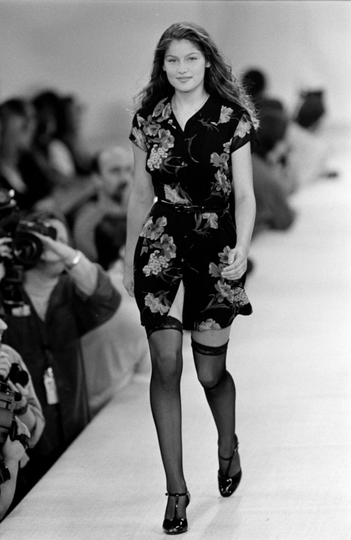 Laetitia Casta at Ralph Lauren Runway Show, November 1995 6