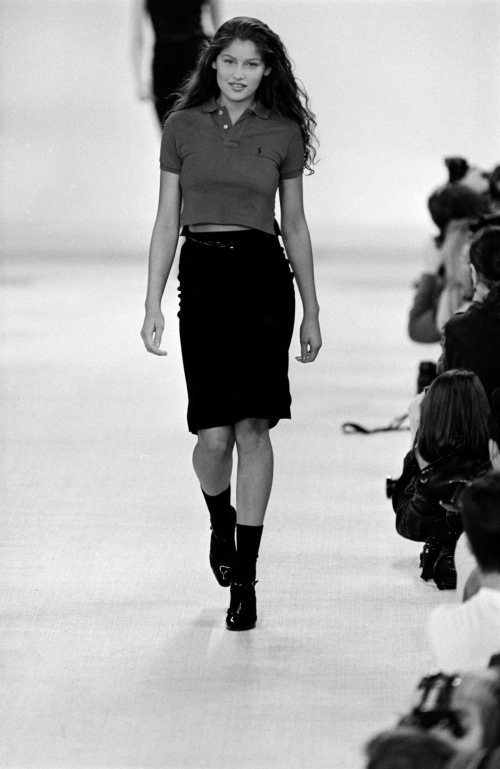 Laetitia Casta at Ralph Lauren Runway Show, November 1995 7