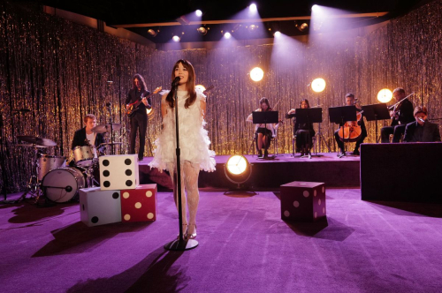 Laufey Performs at Jimmy Kimmel Live Show, May 2025 6