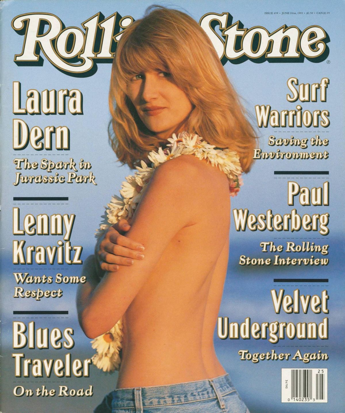 Laura Dern in Rolling Stone Magazine, June 1993