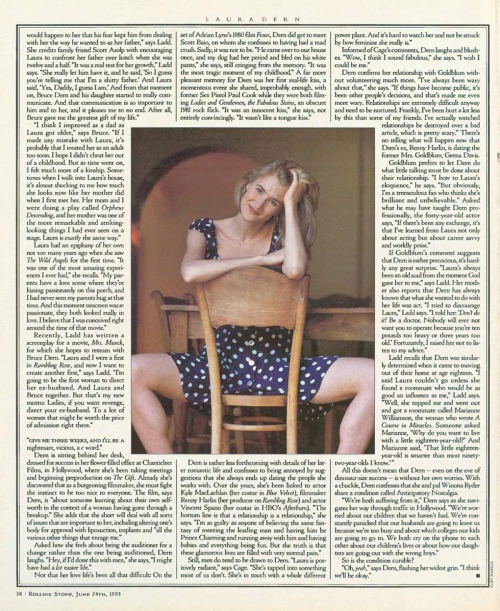 Laura Dern in Rolling Stone Magazine, June 1993 3