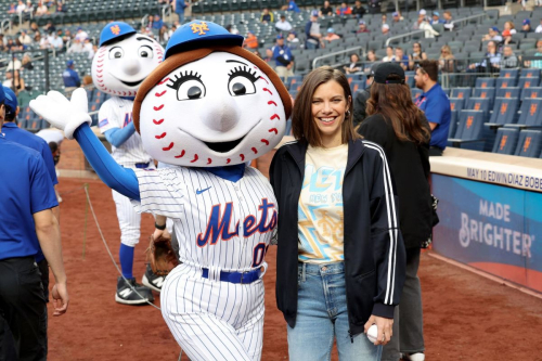 Lauren Cohan at Walking Dead: Dead City Night at Citi Field, May 2025 3