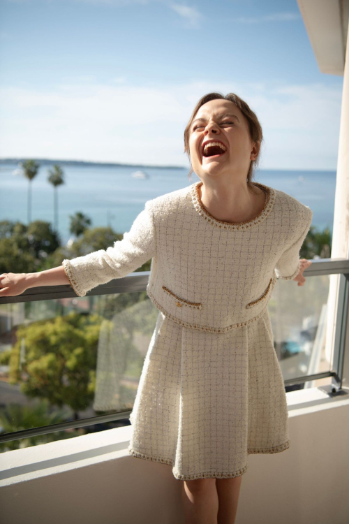 Lena Urzendowsky for Vogue Germany at Cannes, May 2025