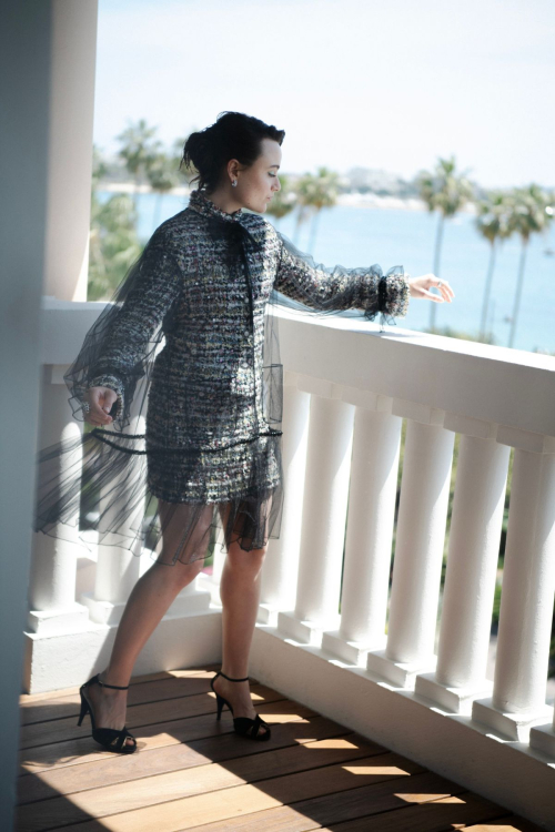 Lena Urzendowsky for Vogue Germany at Cannes, May 2025 4