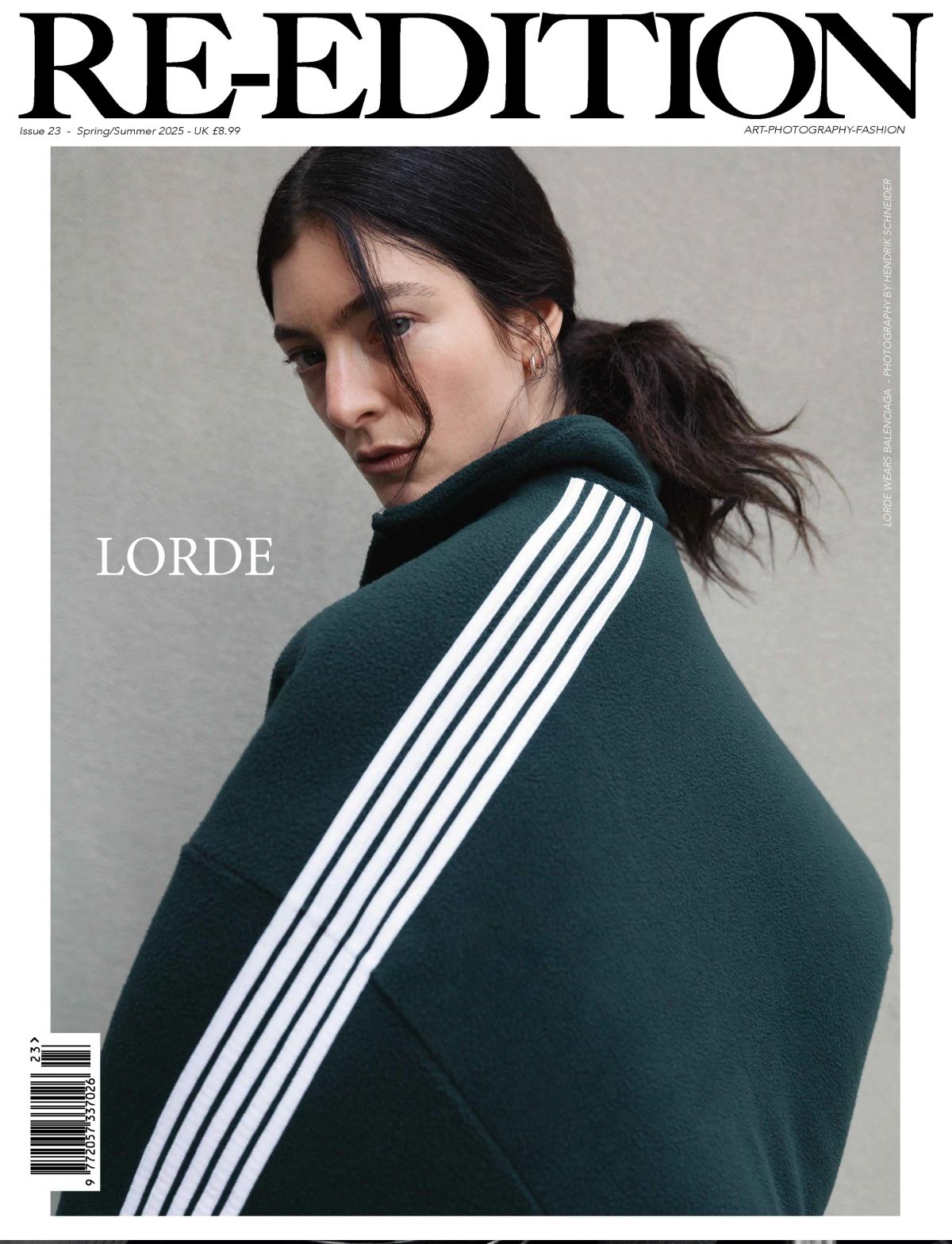 Lorde for Re-Edition Issue 23, Spring/Summer 2025