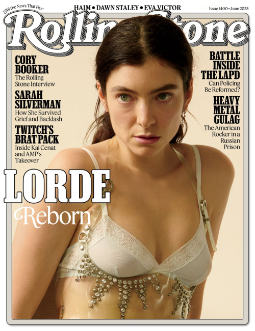Lorde for Rolling Stone, May 2025