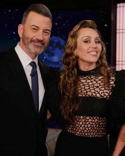 Miley Cyrus’s Memorable Appearance on Jimmy Kimmel Live — May 2025 10