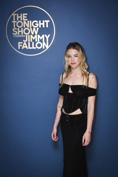 Milly Alcock at Tonight Show Starring Jimmy Fallon, May 2025