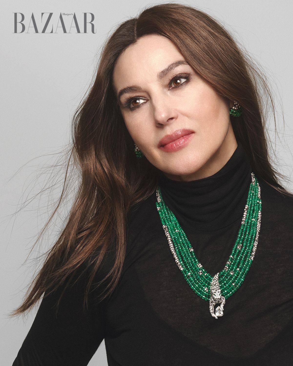 Monica Bellucci Featured in Harper