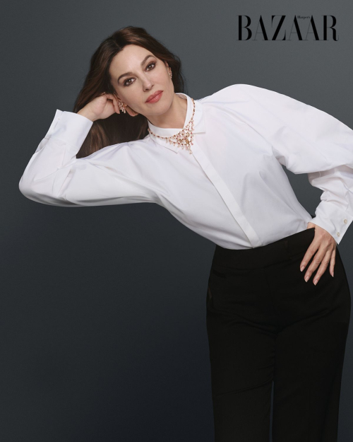 Monica Bellucci Featured in Harper