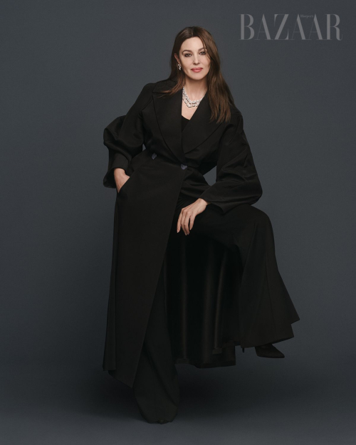 Monica Bellucci Featured in Harper