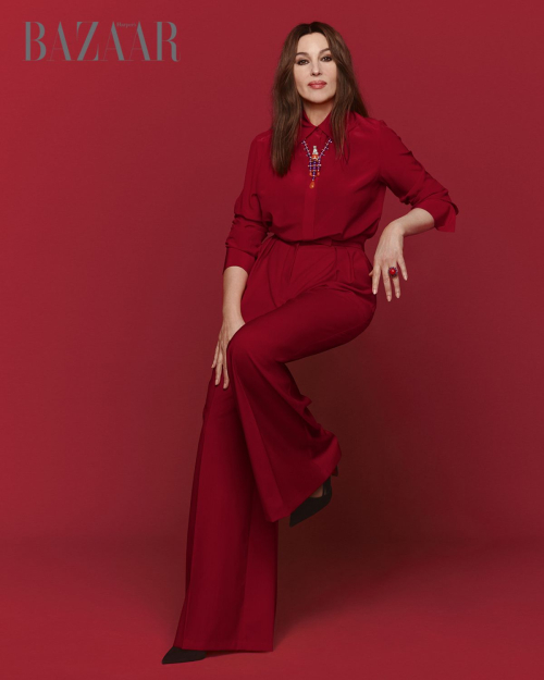 Monica Bellucci Featured in Harper